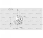 VCS1E10R/10R05NNKR/PPPP/PPPP (88105011) Сдвоенный газовый клапан Kromschroder
