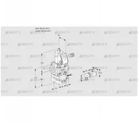 VAG120R/NWAE (88000700) Газовый клапан с регулятором соотношения Kromschroder