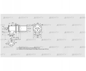 ZIC 200HM-0/235-(24)D (84277518) Газовая горелка Kromschroder