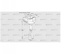 IBH50Z01A/40A2D (88303052) Дроссельная заслонка Kromschroder