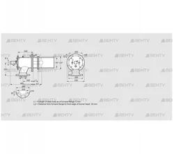 ZIC 200RB-0/35-(20)D (84277612) Газовая горелка Kromschroder