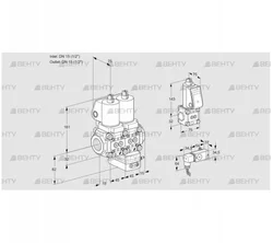 VCG1T15N/15N05NGAQGL/PPBS/2-PP (88104242) Клапан с регулятором соотношения Kromschroder