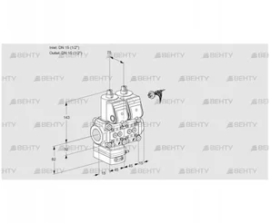 VCD1E15R/15R05D-100NWR/PPPP/PPPP (88106790) Регулятор давления Kromschroder