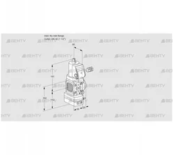 VAD2-/40R/NWSR-100A (88033053) Газовый клапан с регулятором давления Kromschroder