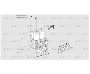 VCD1E15R/15R05ND-50WL/PP2-/2-MM (88105183) Регулятор давления Kromschroder