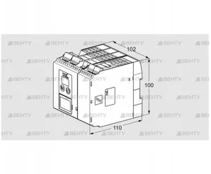 FCU500WC1F0H1K2-E (88622130) Автомат безопасности агрегатов Kromschroder