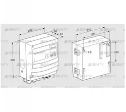 BCU480W3P6C1D1000K1E1-/LM400WF3O0E1- (88680306) Блок управления горением Kromschroder