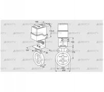 IDR200Z03D100AU/50-15W15E (88303764) Дроссельная заслонка Kromschroder