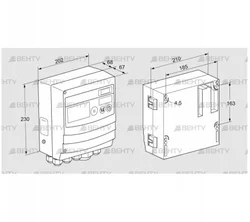 BCU465W2P2C0D1010K1E1-/LM400WF3O0E1- (88680061) Блок управления горением Kromschroder