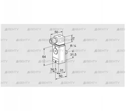 DG 17VC8D-6S32 (84448004) Датчик-реле давления газа Kromschroder