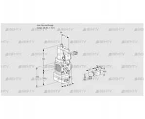 VAD2-/40R/NWGR-100A (88032963) Газовый клапан с регулятором давления Kromschroder