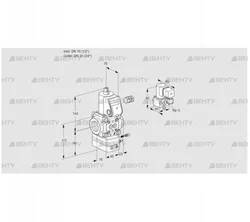 VAG115/20R/NWAE (88032932) Газовый клапан с регулятором соотношения Kromschroder