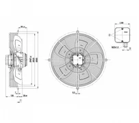 Осевой вентилятор ebmpapst S4E500AE0301