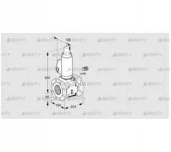 VAS780F05LWGL3B/PP/MM (88205058) Газовый клапан Kromschroder