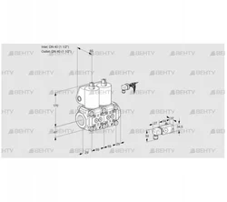 VCS2E40R/40R05NNWL/PPPP/3--4 (88104598) Сдвоенный газовый клапан Kromschroder