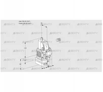 VAD1E20R/20R05FD-50VWR/PP/PP (88102044) Газовый клапан с регулятором давления Kromschroder