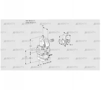 VAG125R/NWAE (88010761) Газовый клапан с регулятором соотношения Kromschroder