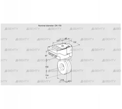 IBA150Z05/20-60W3E (88302064) Дроссельная заслонка Kromschroder