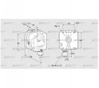 DG 150BG-3 (84447420) Датчик-реле давления газа Kromschroder