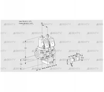 VCG2T40N/40N05NGAQSR/3--3/PPPP (88106758) Клапан с регулятором соотношения Kromschroder