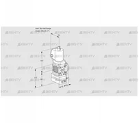 VAD1T-/25N/NWSL-100A (88007262) Газовый клапан с регулятором давления Kromschroder