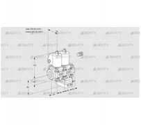 VCH1E20R/20R05NHEWL/PPPP/PPPP (88105673) Клапан с регулятором расхода Kromschroder