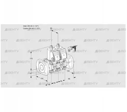 VCS2E40F/40F05NNQR3/PPPP/PPPP (88101353) Сдвоенный газовый клапан Kromschroder