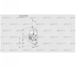 VAV1-/15R/NWBK (88034408) Газовый клапан с регулятором соотношения Kromschroder