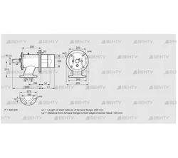 ZIO 165HB-200/135-(18)D (84246124) Газовая горелка Kromschroder