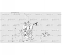 VCG2E40R/40R05NGEWR/2-PP/PPPP (88103214) Клапан с регулятором соотношения Kromschroder