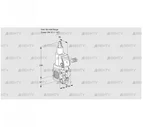 VAS2-/32R/LPGR (88016337) Газовый клапан Kromschroder