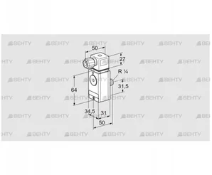 DG 150VC8-6W (84448473) Датчик-реле давления газа Kromschroder