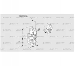 VAG120R/NWAN (88011850) Газовый клапан с регулятором соотношения Kromschroder