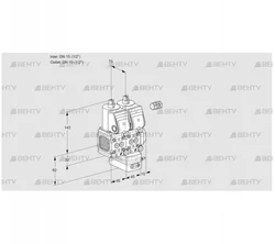 VCG1E15R/15R05FNGEWR/PPPP/PPPP (88106846) Клапан с регулятором соотношения Kromschroder