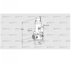 VR 65R01RQ33D (85249220) Воздушный электромагнитный клапан Kromschroder