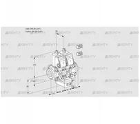 VCH1E20R/20R05NHEVWR3/PPPP/PPPP (88100500) Клапан с регулятором расхода Kromschroder