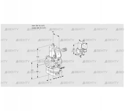 VAG115R/NWBE (88020557) Газовый клапан с регулятором соотношения Kromschroder