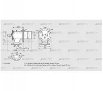 ZIO 165RM-50/35-(26)D (84246218) Газовая горелка Kromschroder