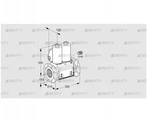 VCS8100F05NNWL3B/PPPP/PPPP (88203362) Сдвоенный газовый клапан Kromschroder