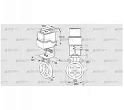 IDR200Z03D100AS/50-15Q15TR10 (88303297) Дроссельная заслонка Kromschroder