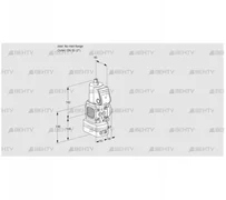 VAD3-/50R/NW-100A (88030913) Газовый клапан с регулятором давления Kromschroder