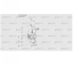 VAD1-/25R/NYGR-50A (88027472) Газовый клапан с регулятором давления Kromschroder