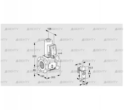 VAS7T80A05NKSRB/P3/PP (88206634) Газовый клапан Kromschroder