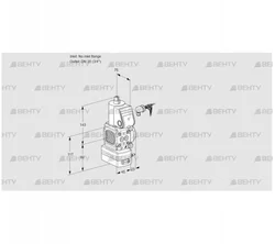 VAD1-/20R/NW-50A (88033424) Газовый клапан с регулятором давления Kromschroder