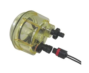 Cтакан-отстойник для элементов с внешней резьбой с подогревом 12V