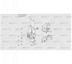 VAD1-/25R/NW-100A (88032235) Газовый клапан с регулятором давления Kromschroder