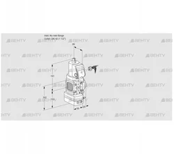 VAD2-/40R/NWSR-50A (88018061) Газовый клапан с регулятором давления Kromschroder