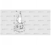 VAS8T100A05LQSLE/PP/PP (88206829) Газовый клапан Kromschroder