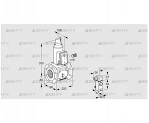 VAS780F05LW3B/3-/P2 (88207444) Газовый клапан Kromschroder