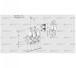 VCS2E40R/40R05NNQR6/PPPP/PPZS (88101082) Сдвоенный газовый клапан Kromschroder